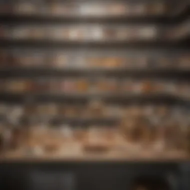 Efficient Workspace: The Foundation of Successful Baking A neatly arranged workspace with labeled containers and efficient storage methods for baking supplies.