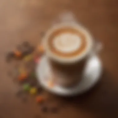 Seasonal Flavorful Coffee at McDonald's A seasonal flavored coffee showcasing colorful toppings