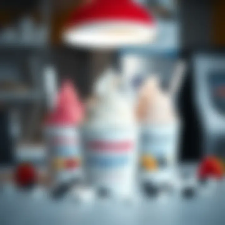 Healthy Low-Sugar Frozen Yogurt Choices Low-sugar frozen yogurt options displayed