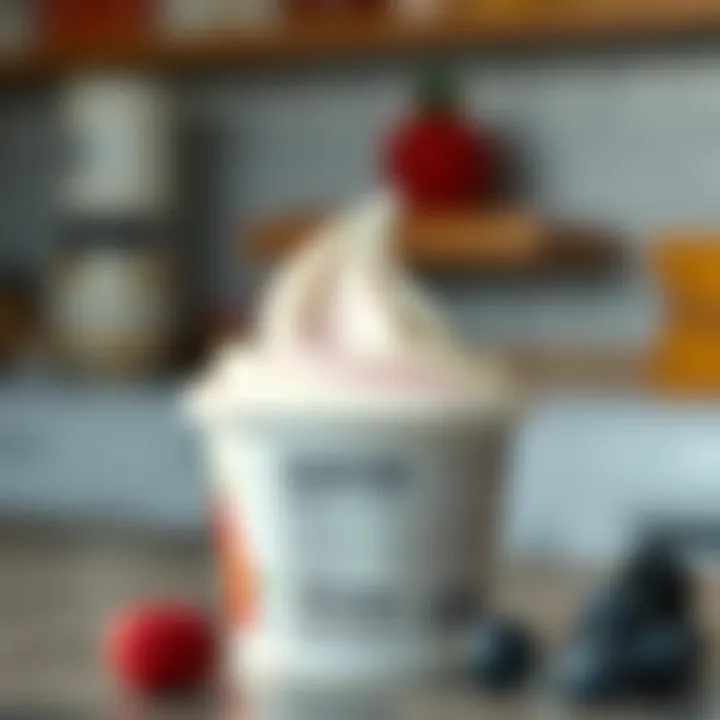 Understanding Nutritional Information Nutritional label of frozen yogurt