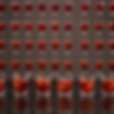 Diverse Negroni Variations An artistic arrangement of various Negroni variations, each in a unique glass
