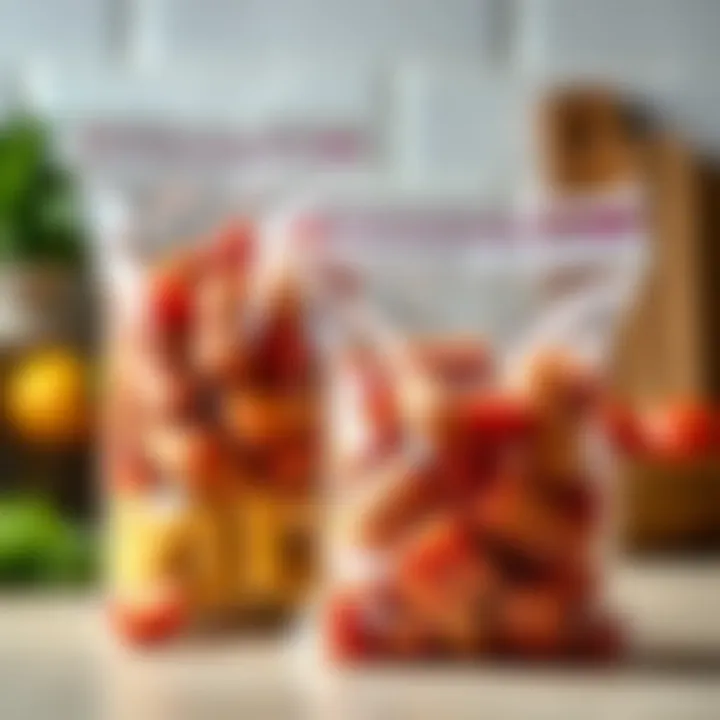 Benefits of Vacuum Sealed Food Storage Sealed food storage bags demonstrating vacuum sealing benefits