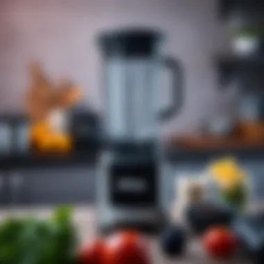 Modern Aesthetic of Ninja Pulse Blender Sleek design of the Ninja Pulse Blender showcasing its modern aesthetics