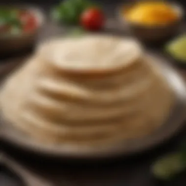Health Benefits of Flourless Tortillas Nutritional profile highlighting the health benefits of flourless tortillas.