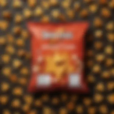 Infographic displaying nutritional facts of popular Doritos flavors.