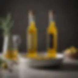 Elegant olive oil dispenser showcasing modern design
