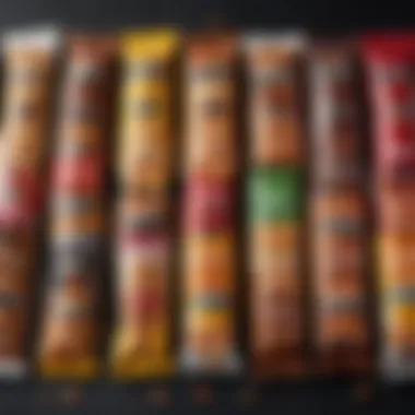 Diverse Range of Energizing Snacks Selection of nutritious pre-run snacks