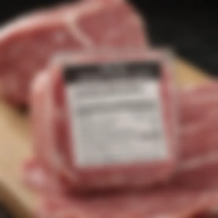 Quality assurance labels on meat and seafood products