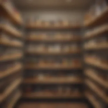 A well-organized pantry showcasing bulk ingredients