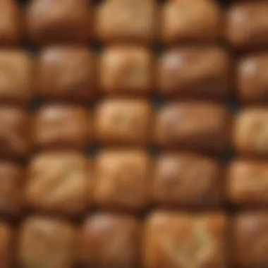 An assortment of bread types produced by the Panasonic bread maker