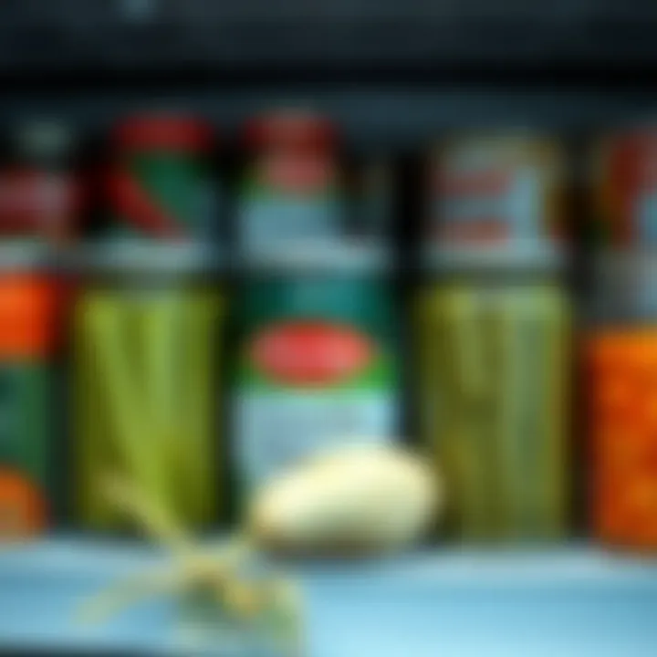 Versatile Canned Vegetables Selection of canned vegetables on a shelf