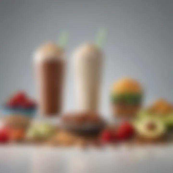 An infographic illustrating the principles of the Slim Fast Shake Only Diet.