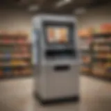 Self-checkout kiosk with modern technology