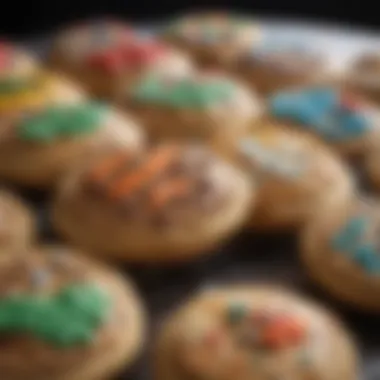 Themed Cookie Sets for Celebrations An artistic display of themed cookie sets for special occasions