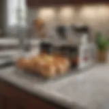 Elegant countertop organizer showcasing modern design