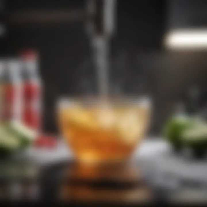 Natural ingredients used in homemade solutions for hard water removal