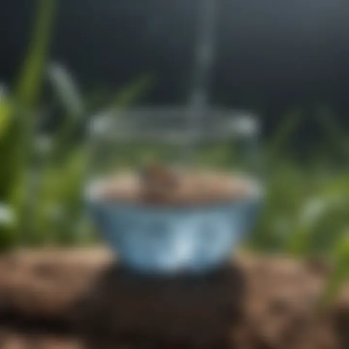 Visual representation of sustainable pest management practices incorporating sugar water traps.