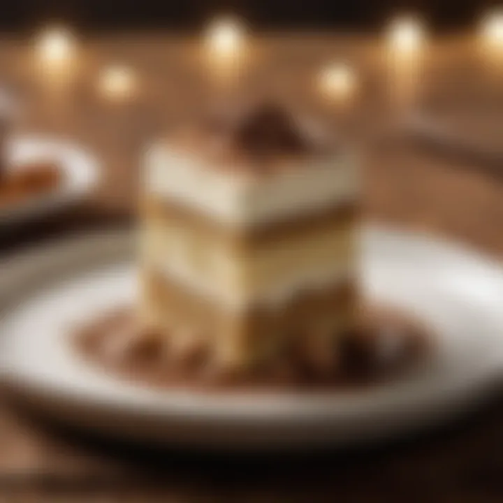 Variation of tiramisu showcasing modern twists