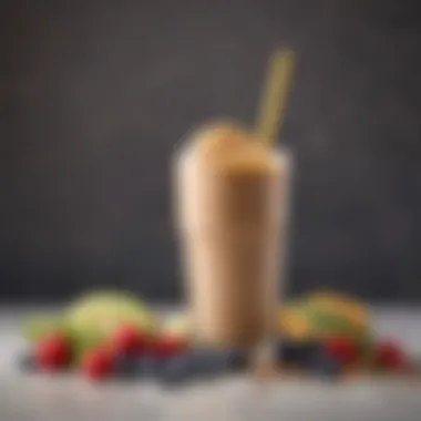 Nutritional Benefits of Protein Smoothies A nutritional chart illustrating the benefits of incorporating protein smoothies into a balanced diet.
