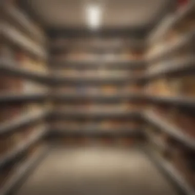 Maximizing Space Through Strategic Planning An organized pantry showcasing efficient food storage