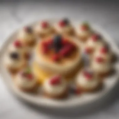 Decadent Italian Desserts An array of delectable Italian desserts arranged on a beautiful platter