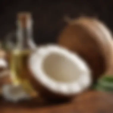 Health Benefits of Organic Coconut Oil An infographic illustrating the health benefits of organic coconut oil, emphasizing its nutritional value.