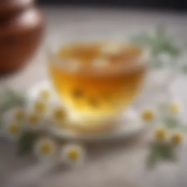Soothing Chamomile Detox Tea Calming cup of chamomile tea for detox