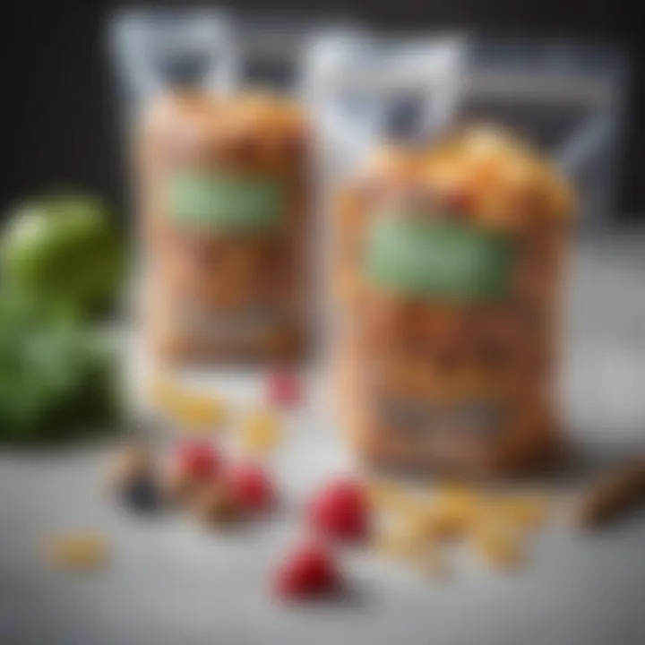 Eco-friendly lifestyle with reusable snack bags