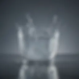 Close-up of clean, soapy water with bubbles