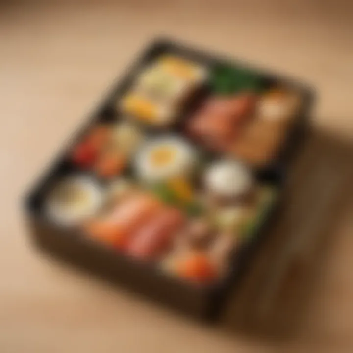 A contemporary bento box designed for modern dietary needs