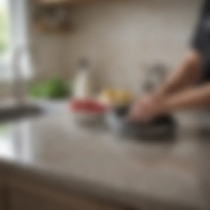 Preventive care for maintaining granite countertops