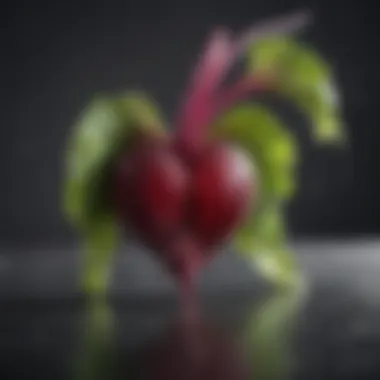 Cardiovascular Benefits of Beetroot Illustration of the cardiovascular benefits linked to beetroot consumption