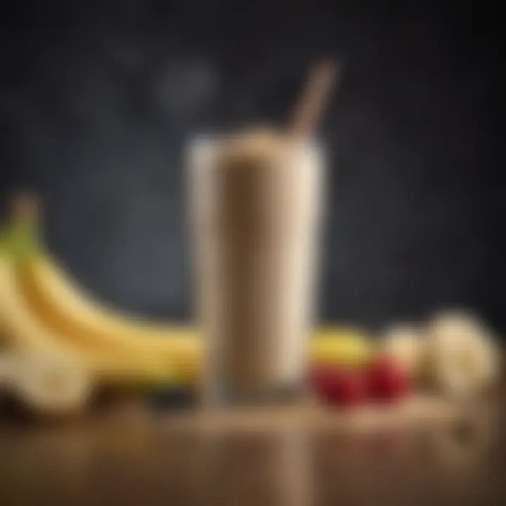 Banana protein powder in smoothies