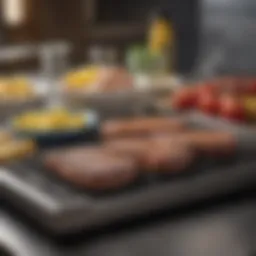 Selection of various grill cleaning solutions on a countertop