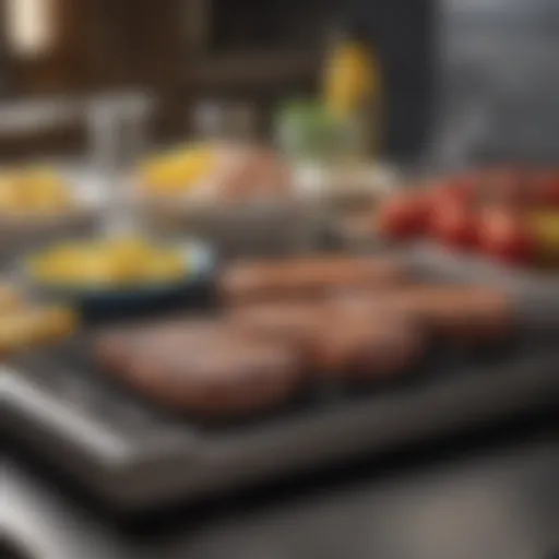 Selection of various grill cleaning solutions on a countertop