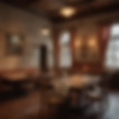A cozy dining setting that reflects Toledo's rich food culture