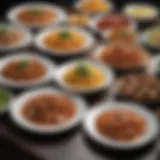A vibrant display of Toledo's signature dishes showcasing local flavors