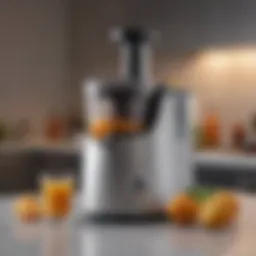 A sleek and modern juice extractor showcasing its design