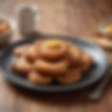 Traditional Spanish torrijas served beautifully on a plate