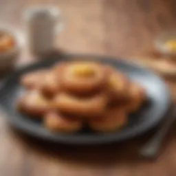 Traditional Spanish torrijas served beautifully on a plate