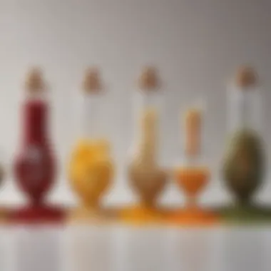 An array of different fat separators highlighting various styles and materials