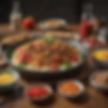 Incorporating Fiber into Daily Meals A balanced meal featuring fiber-rich foods