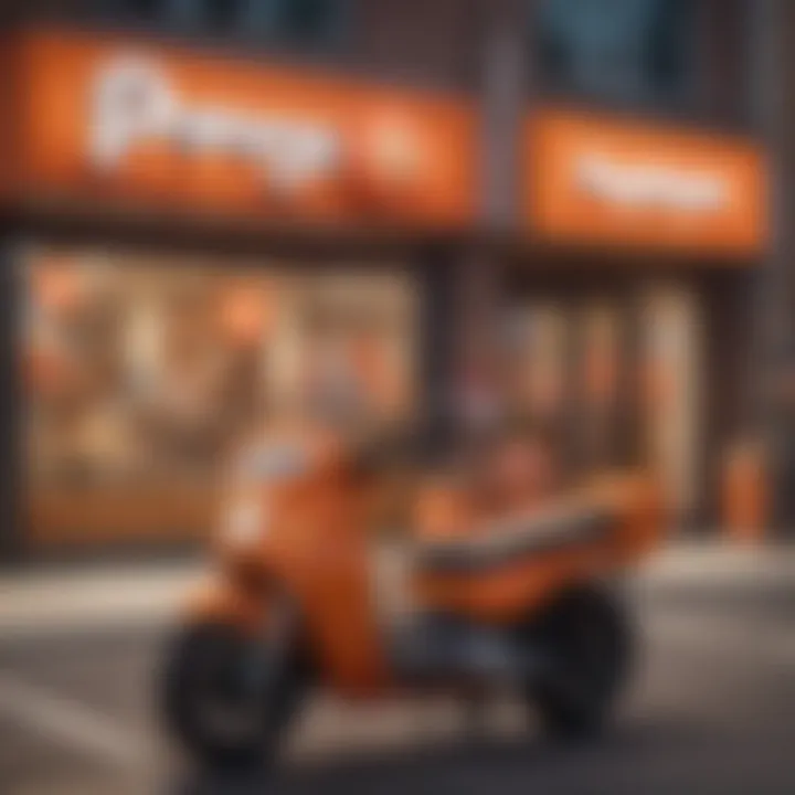 Popeyes delivery app interface