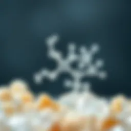 Chemical structure of hard water minerals