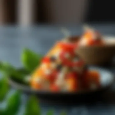 Modern Interpretation of Poke Modern interpretation of poke with unique ingredients and plating