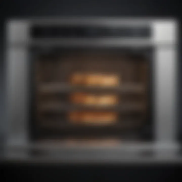 High-performance convection oven showcasing sleek design and advanced features