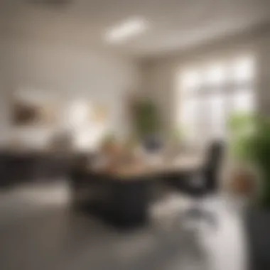 The Essence of Comfort in the Workplace A serene office space that epitomizes comfort