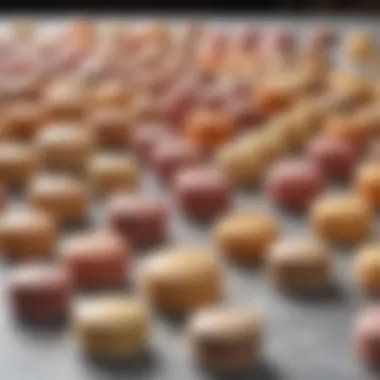Ingredients for Macaron Creation Ingredients laid out for creating macarons, embodying the art of pastry making.