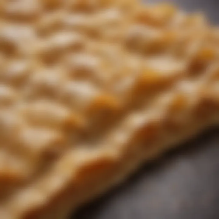 Delicate layers of phyllo dough