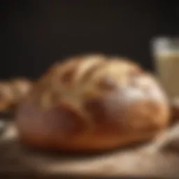 Artisan bread with a low sodium label